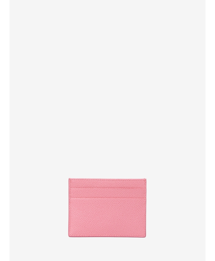 DOLCE&GABBANA - Pink leather cardholder