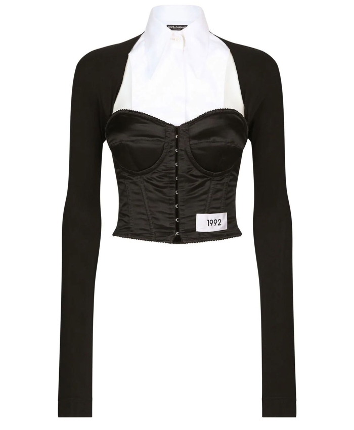 DOLCE&GABBANA - Jersey corset top
