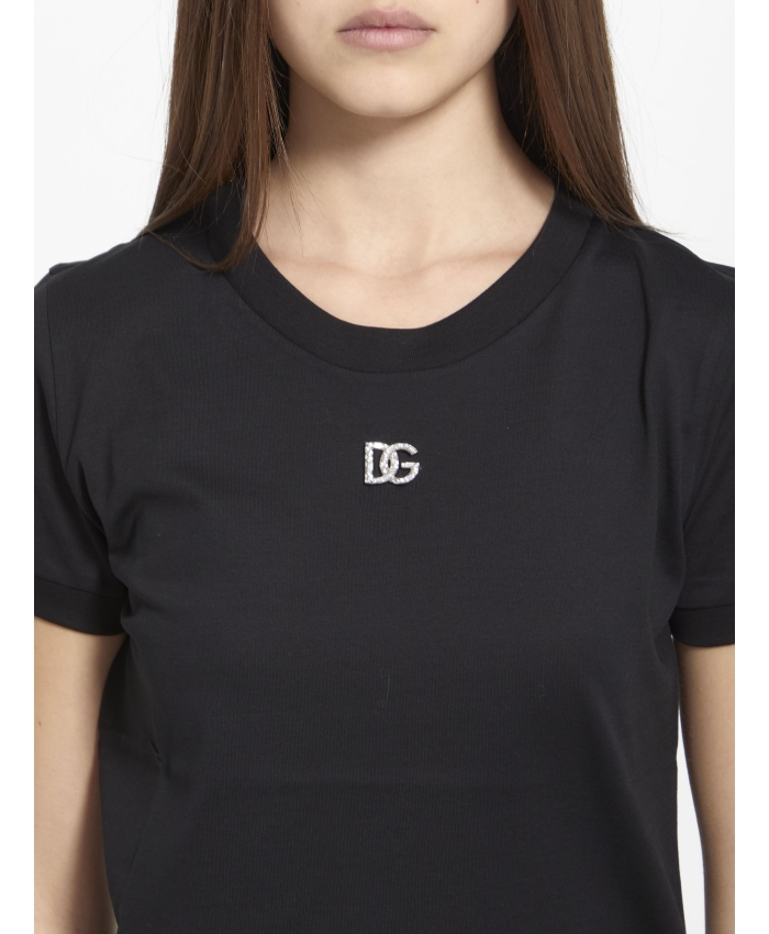 DOLCE&GABBANA - T-shirt nera DG