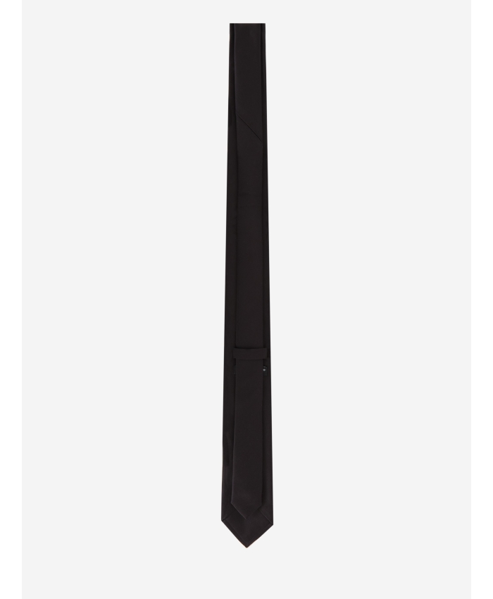 DOLCE&GABBANA - Cravatta in seta nera