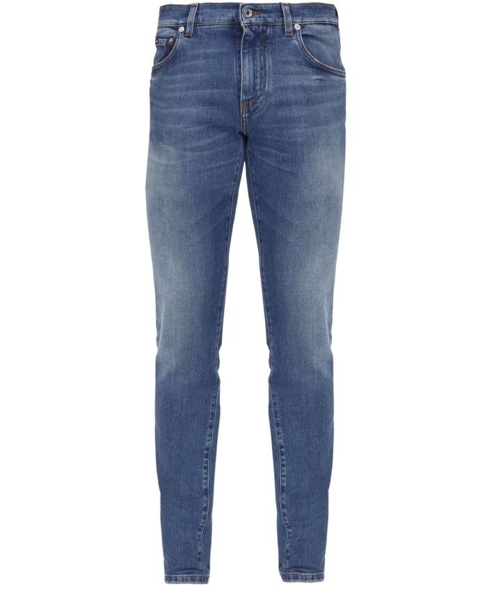 DOLCE&GABBANA - Jeans in denim azzurro