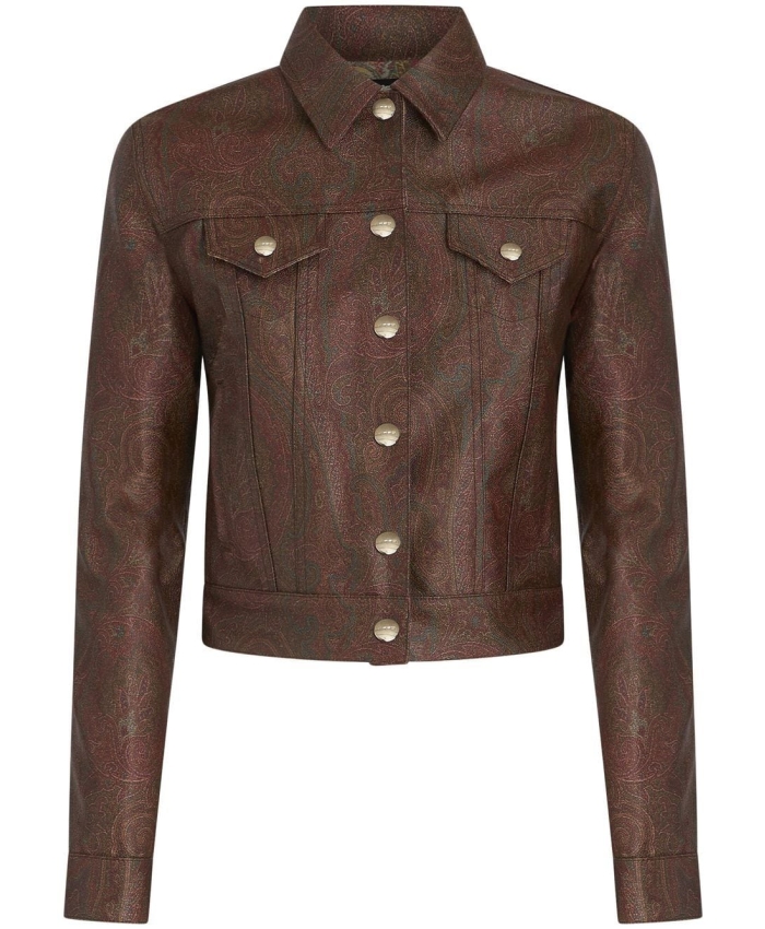 ETRO - Paisley jacquard fabric jacket