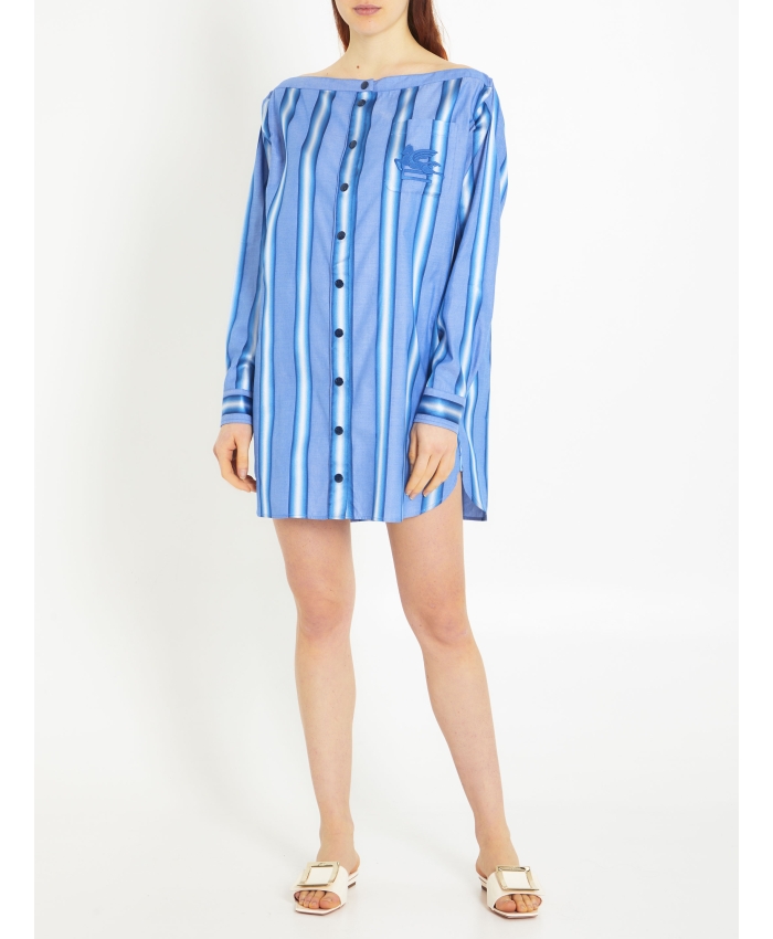 ETRO - Striped shirt dress