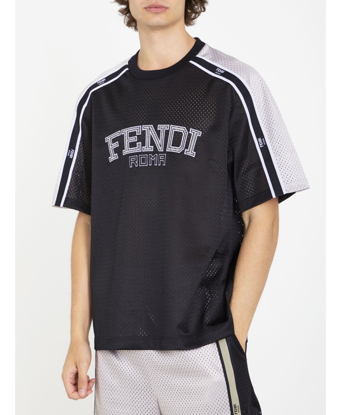 FENDI - Tech mesh t-shirt