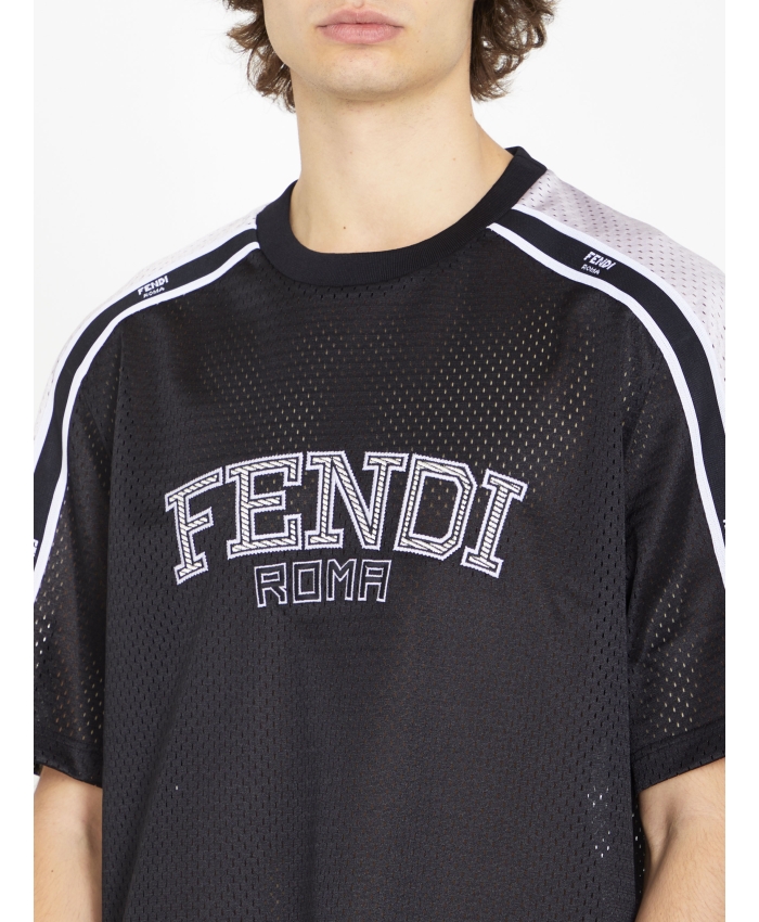 FENDI - Tech mesh t-shirt