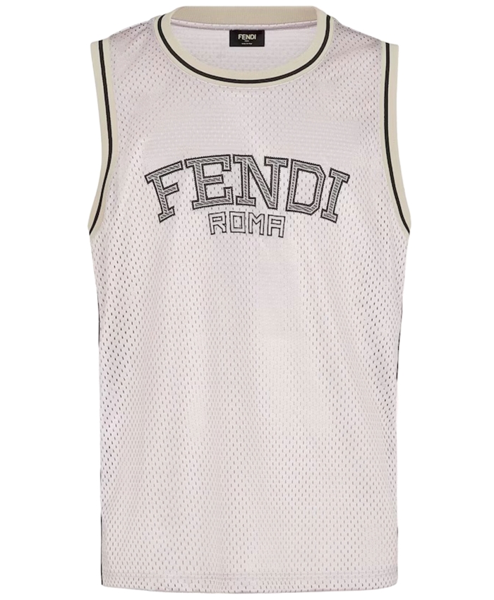 FENDI - Tech mesh tank top