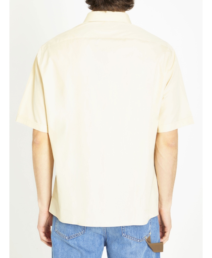 FENDI - Camicia in cotone beige
