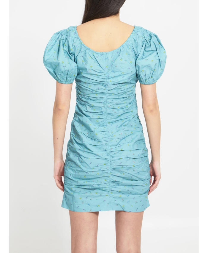 GANNI - Printed cotton dress