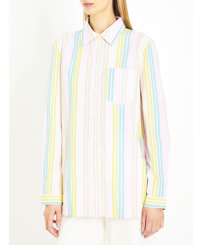 GANNI - Multicolor striped shirt