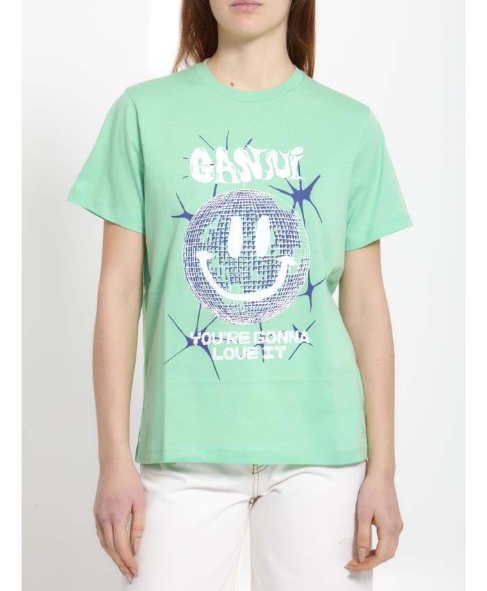 GANNI - T-shirt Smiley