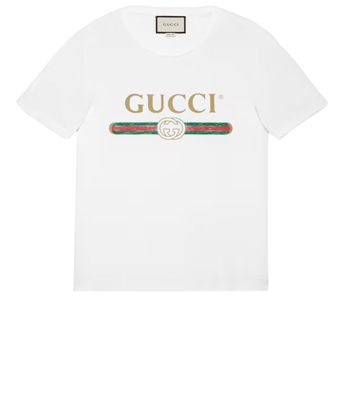 GUCCI - Washed t-shirt with logo