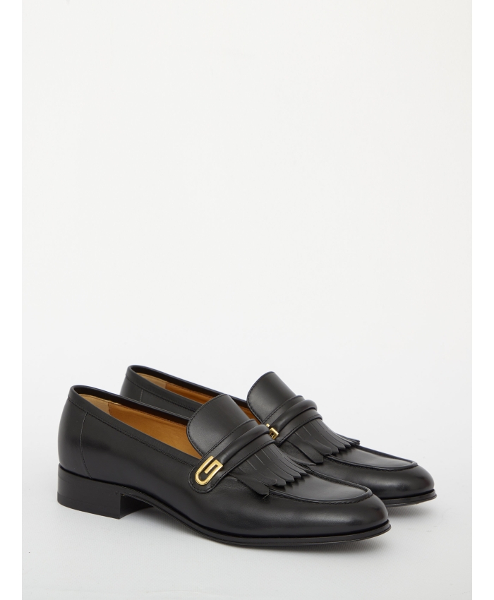 GUCCI - Mirrored G loafers