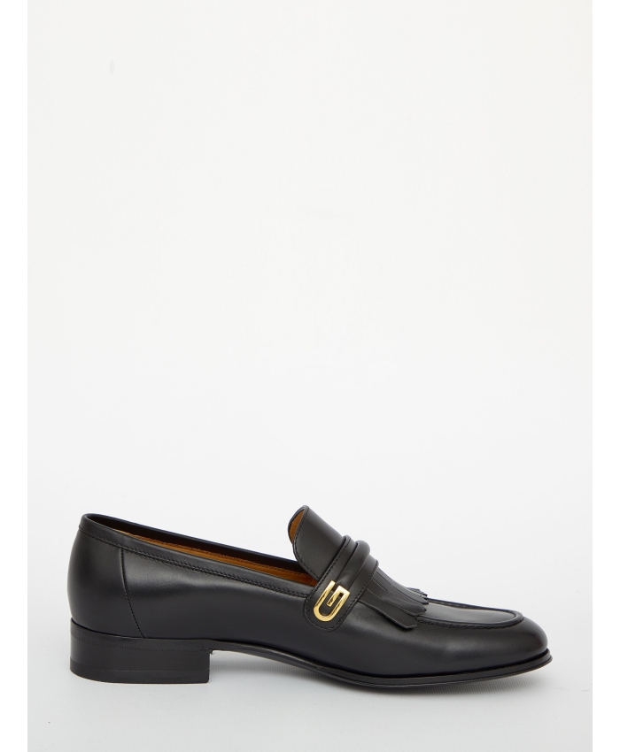 GUCCI - Mirrored G loafers
