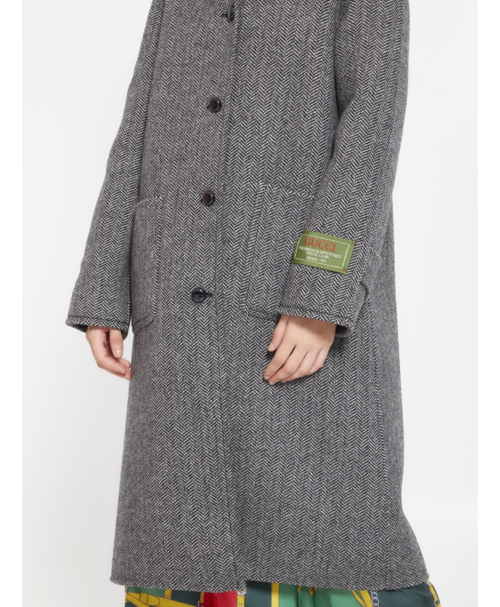 GUCCI - Reversible wool coat