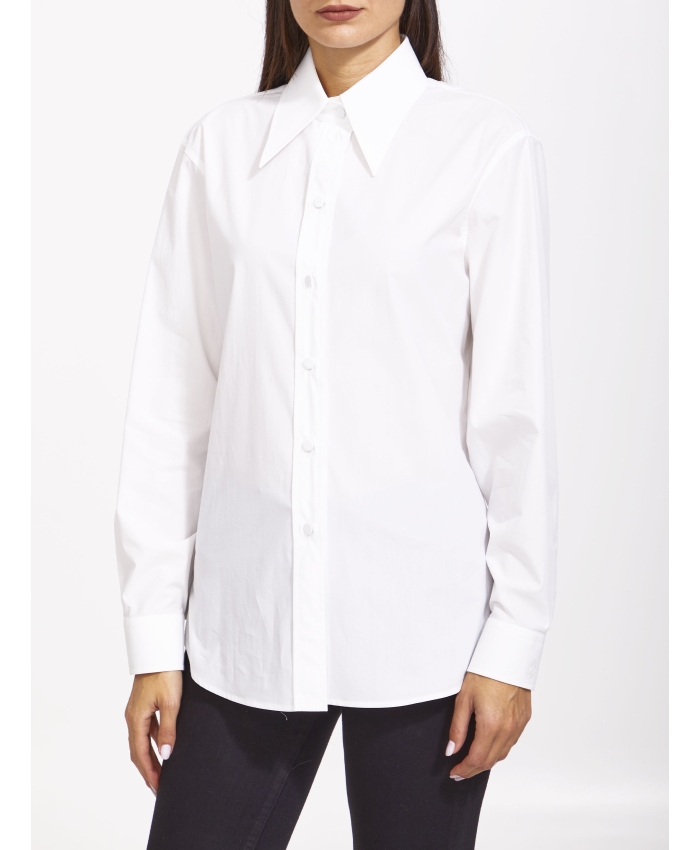 GUCCI - Camicia in cotone bianco