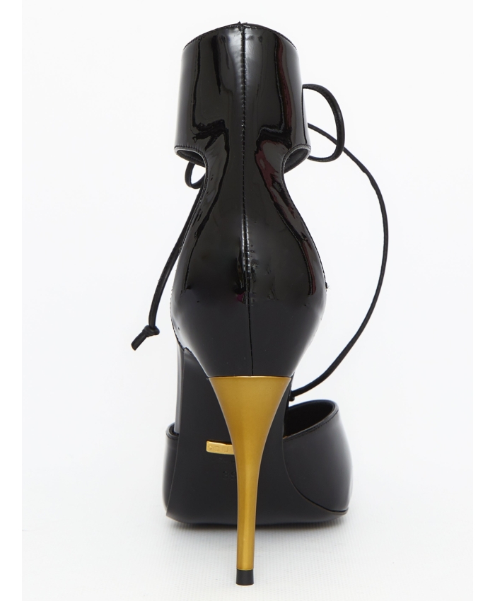 GUCCI - Black patent leather pumps