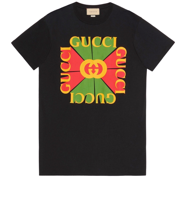 GUCCI - Gucci Vintage print t-shirt