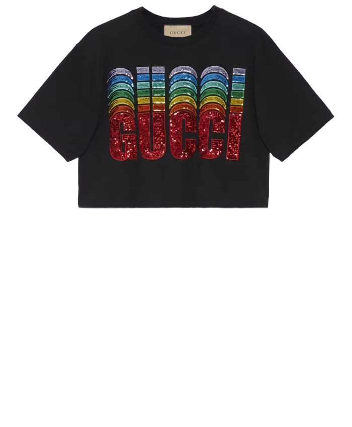 GUCCI - Gucci embroidery t-shirt