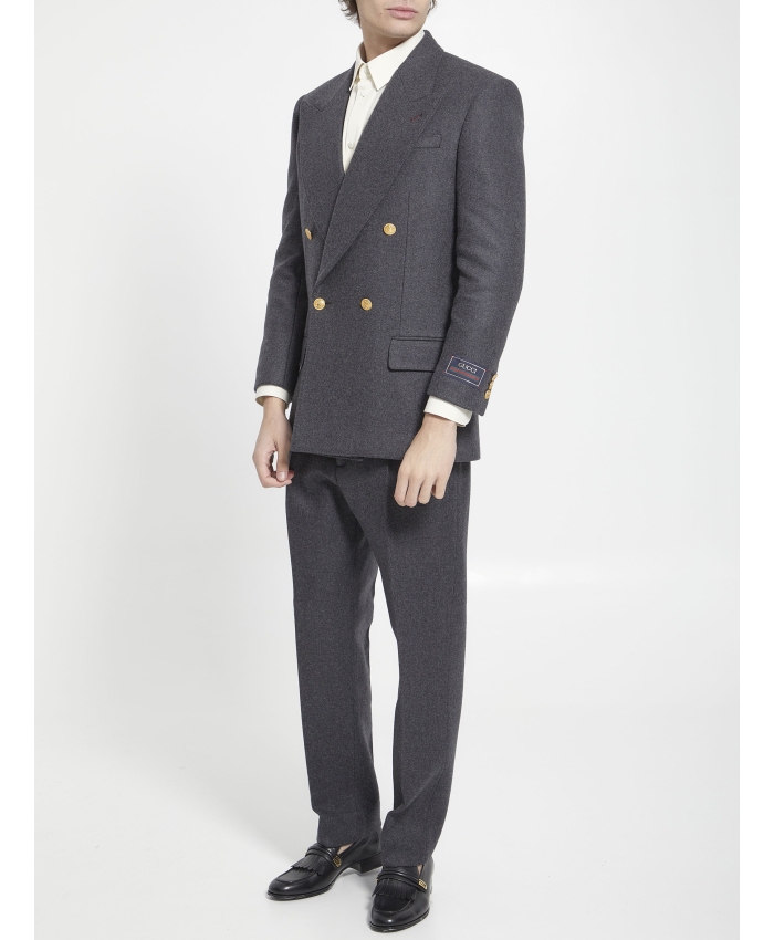 GUCCI - Wool and cashmere trousers