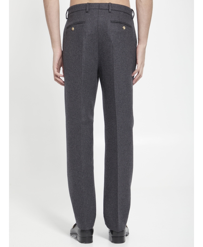 GUCCI - Wool and cashmere trousers