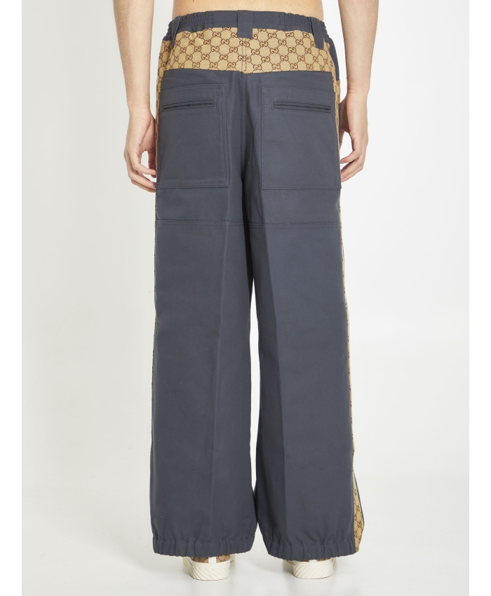 GUCCI - GG cotton trousers