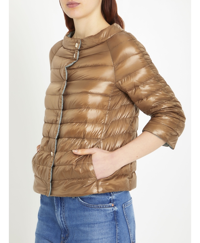 HERNO - Reversible nylon down jacket