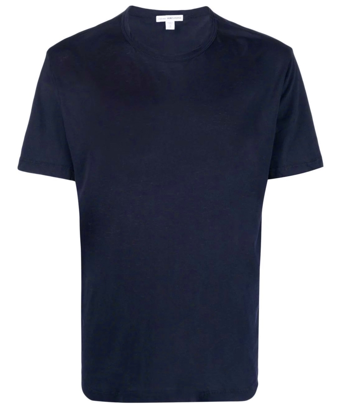 JAMES PERSE - Blue cotton t-shirt