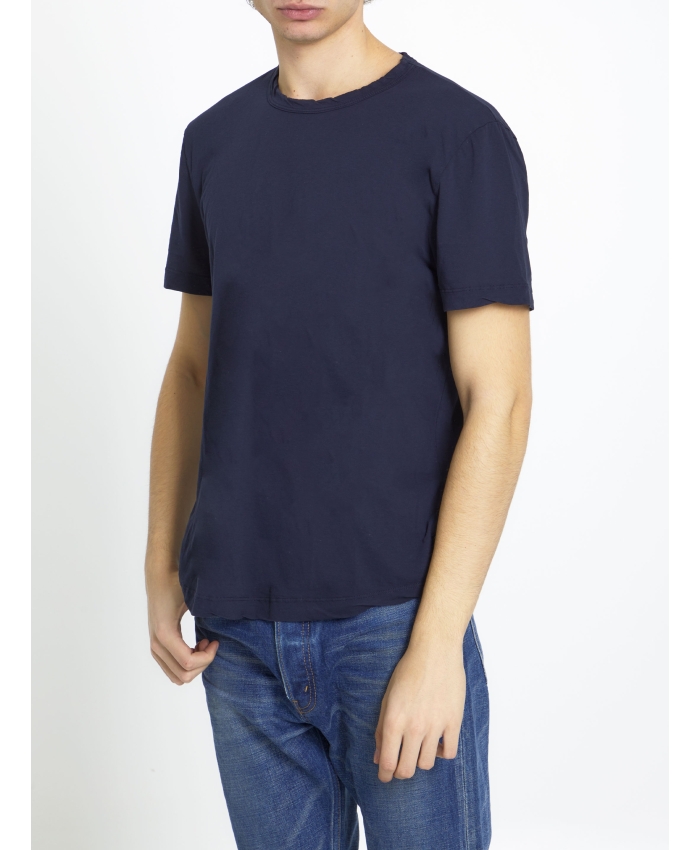 JAMES PERSE - T-shirt in cotone blu