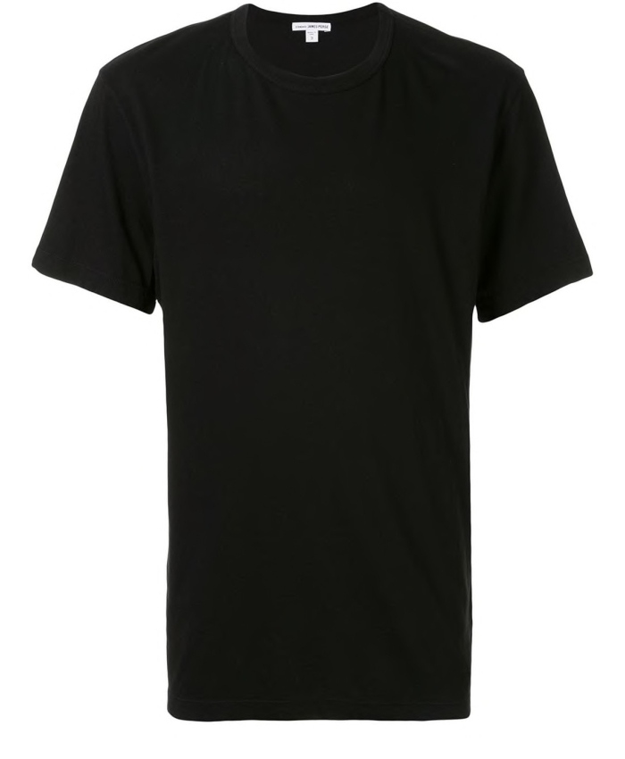 JAMES PERSE - Black cotton t-shirt
