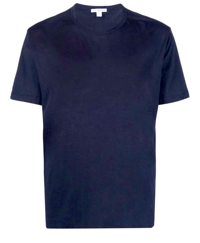 JAMES PERSE - Blue cotton t-shirt
