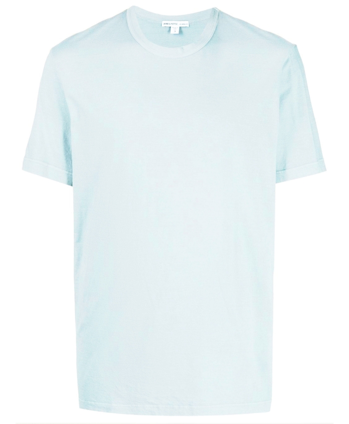 JAMES PERSE - Turquoise cotton t-shirt