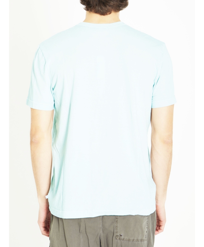 JAMES PERSE - T-shirt in cotone turchese
