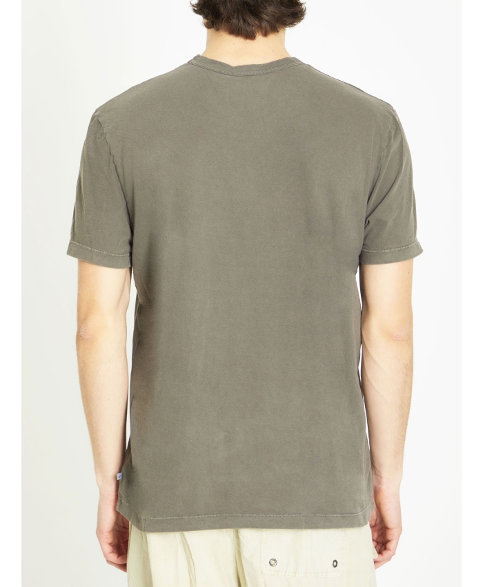 JAMES PERSE - T-shirt in cotone tortora