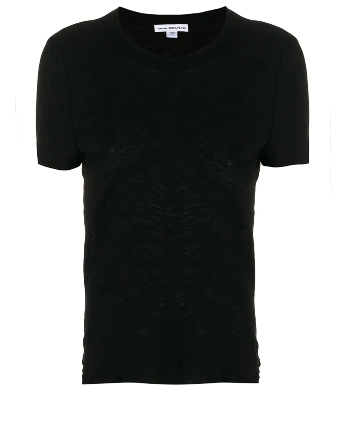 JAMES PERSE - Black cotton t-shirt