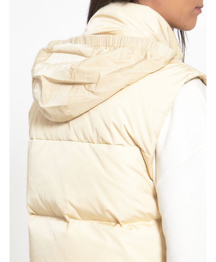 JIL SANDER - Beige padded vest