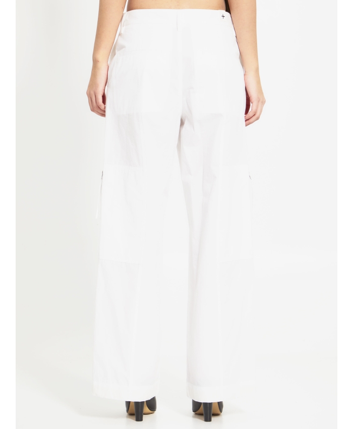 JIL SANDER - White cotton pants