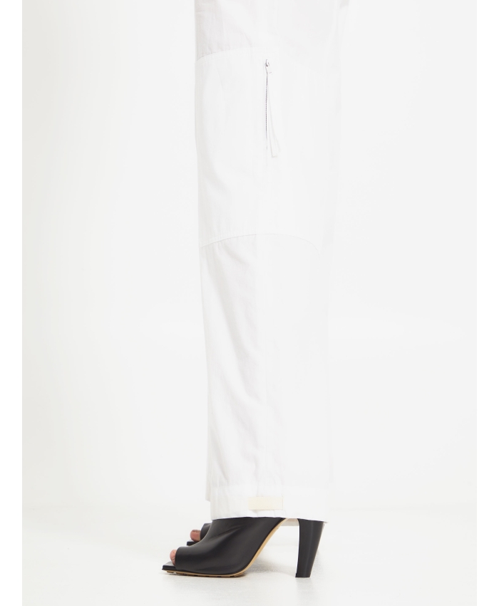 JIL SANDER - Pantaloni in cotone bianco
