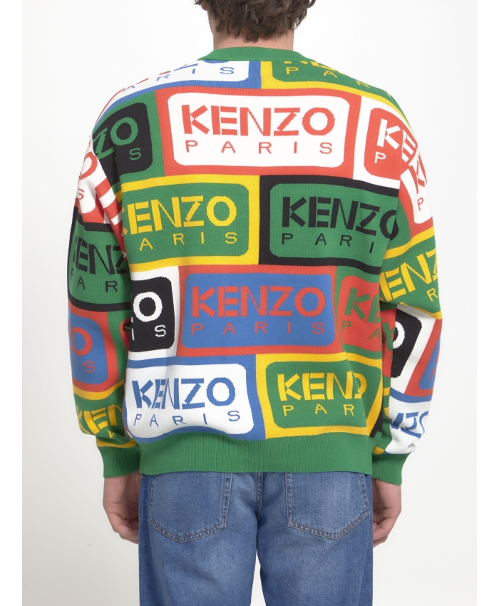 KENZO - Maglione con logo Kenzo