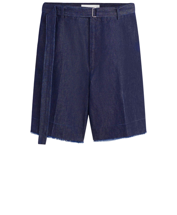 LANVIN - Blue denim bermuda shorts