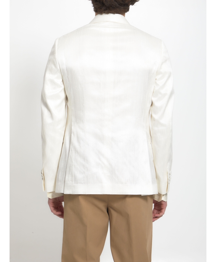 LARDINI - Silk shantung jacket