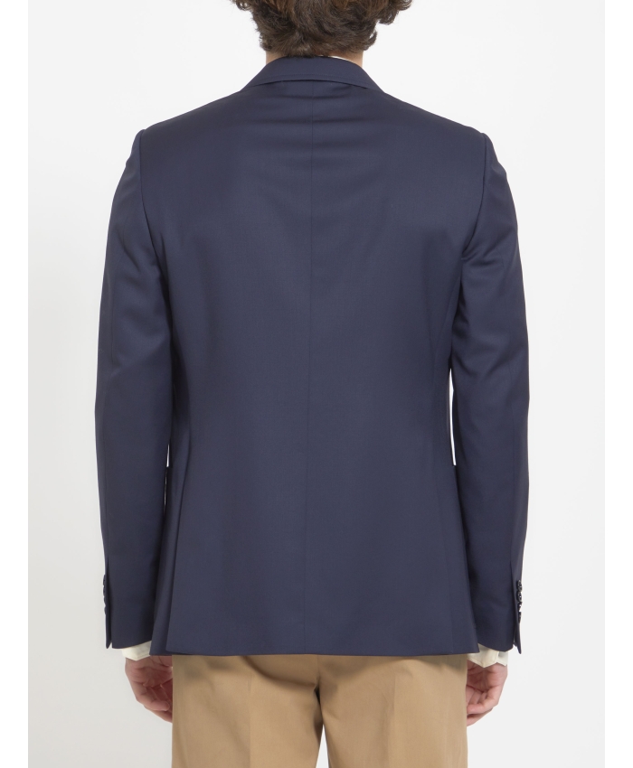 LARDINI - Blue wool jacket