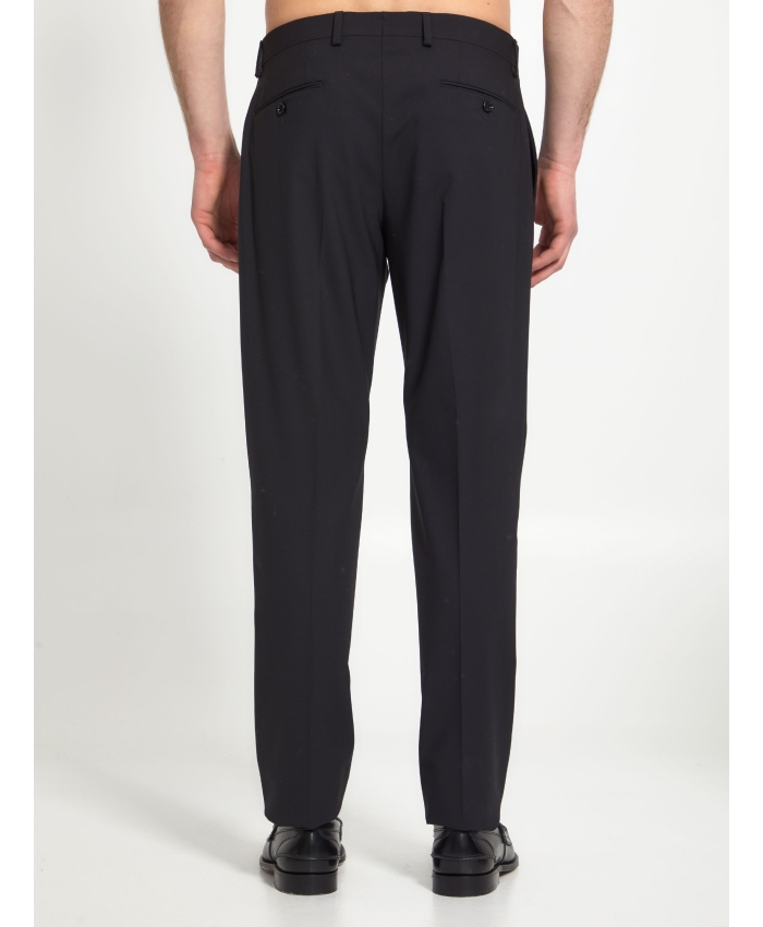 LARDINI - Black wool trousers
