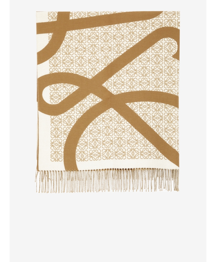 LOEWE - Anagram scarf in wool