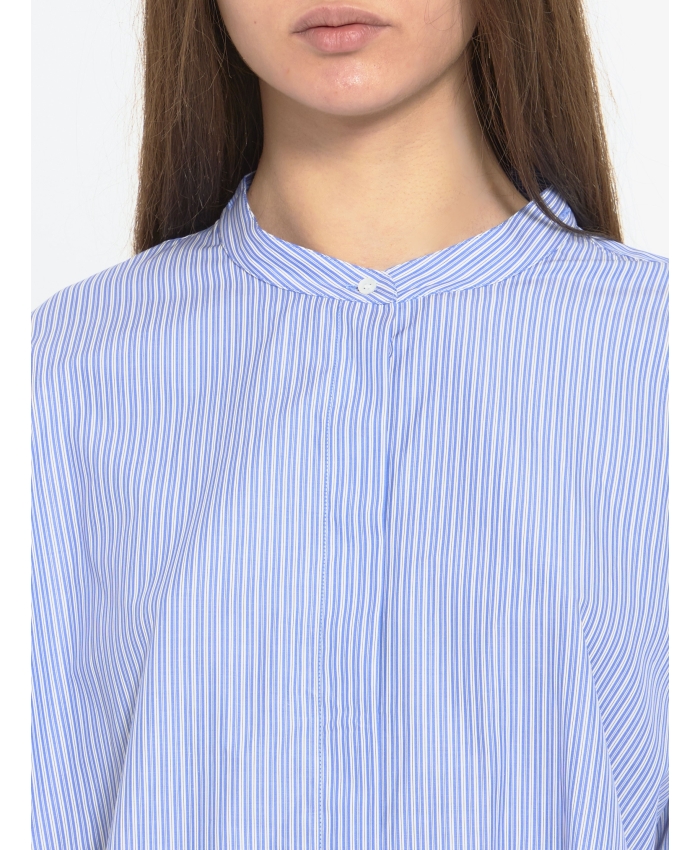 LOEWE - Striped cotton long shirt