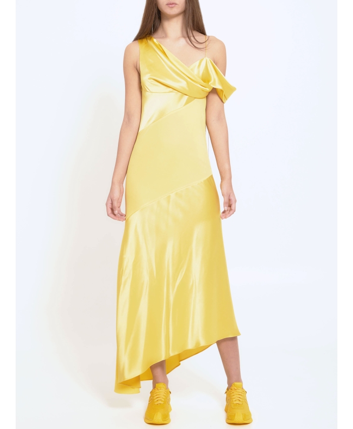 LOEWE - Yellow draped dress