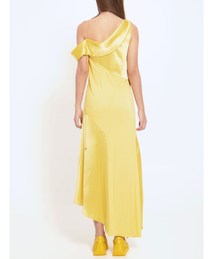 LOEWE - Yellow draped dress