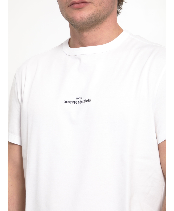 MAISON MARGIELA - T-shirt in cotone bianco