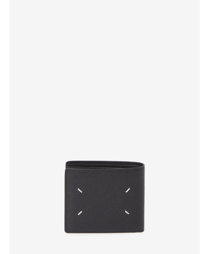 MAISON MARGIELA - Black bi-fold wallet