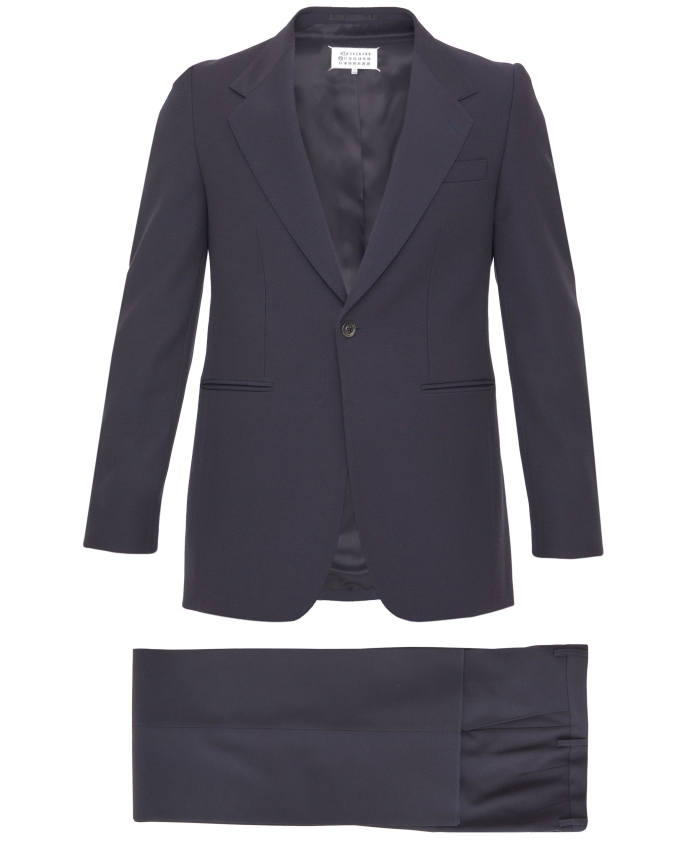MAISON MARGIELA - Blue wool two-piece suit