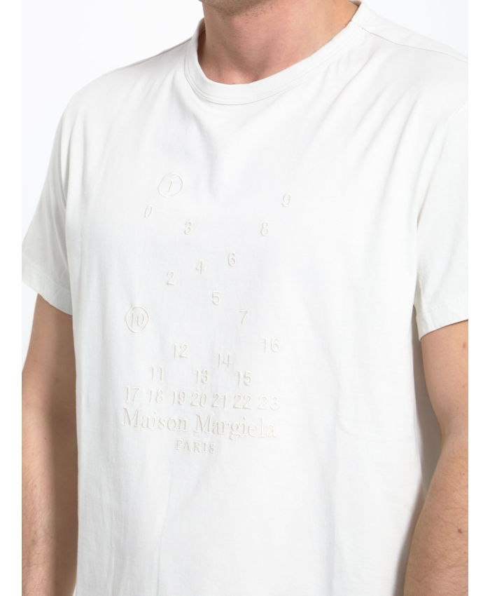 MAISON MARGIELA - Numerical logo t-shirt